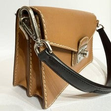 PRADA handbag, clochette style, with key and sound lock. #QY9P6R
