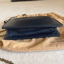 OLD COACH Madion Kisslock Chain Shoulder Bag #QYIO08