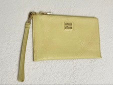 miumiu leather pouch