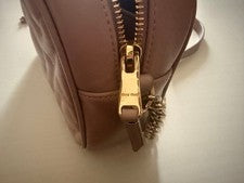 Miu Miu Matelasse leather shoulder bag pink