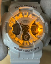 Big G G-SHOCK Rubber Collection 2012 White Gold Digital-Analog #QYABEY