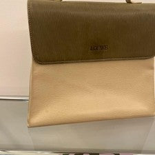LOEWE handbag, olive green/beige Beige #QYFFMX