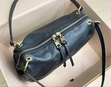 LOUIS VUITTON Pontyu PM Monogram Empreinte Black Epi Leather #QYHSP3