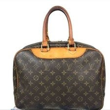 LOUIS VUITTON Monogram Handbag Deauville Monogram Canvas #QYFWHK