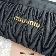 MIUMIU Matelasse Second Bag Pouch Makeup Pouch Very Good Condition