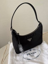 Prada Re-Edition 2005 Re-Nylon Mini Bag, Black #QYDI69