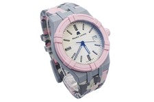 MAURICE LACROIX AIKON TIDE AI2008-2992Z-000-0 Quartz Pink Camouflage Wat #PGI7XQ