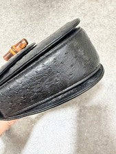 GUCCI Ostrich Bamboo Handbag #QYF1BQ
