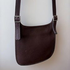 COACH Classic Old Coach 9135 Leather Shoulder Bag, Brown, Made in USA, 】 #QYD3G0