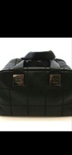 CHANEL Chocolate Bar Leather Handbag W29cm #QY8LK0