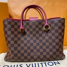 LOUIS VUITTON Riverside Handbag 2-way Damier with Box & #QYDRXG