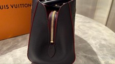 LOUIS VUITTON Monogram Empreinte Montaigne BB Navy #QY2UAG