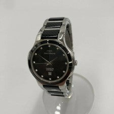 Men's TECHNOS watch, carbon ceramic, analog watch, 197-260226-SY-06-iwa, #QYJB1C