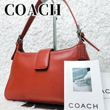 Old Coach One-Shoulder Shoulder Bag Handbag Leather #QYKSYT