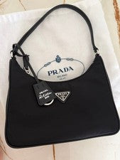 Prada Re-Edition 2005 Re-Nylon Mini Bag, Black #QYDI69