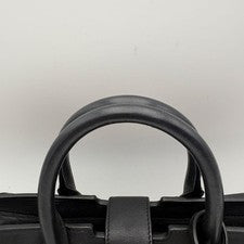 SAINT LAURENT Downtown Cabas 2-way bag, black #QY0VJY