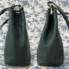 Old Coach shoulder bag, green. #QY1IXE