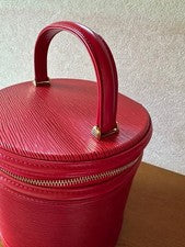 LOUIS VUITTON Epi Cannes Red with key case #QYA4KN