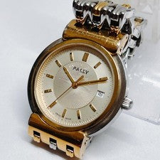 Bally Men's Gold Watch 73.09 Date Y2K #QYINEV