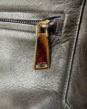 JIL SANDER Leather Handbag, Black #QYH6RI