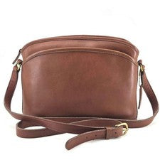 USA-made COACH 9976 Old Coach Leather Shoulder Bag, Brown #QYCFRN