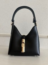 FURLA handbag, black with gold hardware #QYKEU6