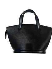 LOUIS VUITTON Black Saint Jacques Epi Leather #QYGCV2