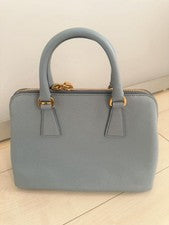 PRADA Leather Handbag, Light Blue #QYL0FK