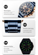 New Curren Watch, Top Brand Silverrose Men's Luminous Waterproof Sport C #PF37W2