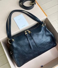 LOUIS VUITTON Pontyu PM Monogram Empreinte Black Epi Leather #QYHSP3
