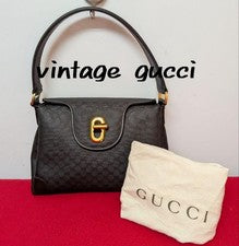 Gucci Turnlock Handbag, Black, Micro GG #QYI8KU