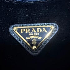 PRADA Re-Edition Mini 1BC204 Blue Velvet H18xW22xD6cm Mini Bag #QYDJO1