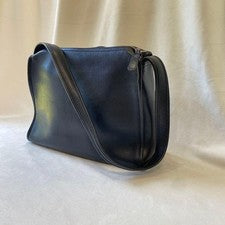 COACH Old Coach USA Leather Shoulder Bag, Black 9927 #QYK62D
