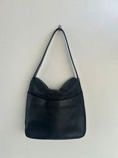 OLD COACH Coach Leather Shoulder Bag Black #QY3NYZ
