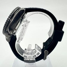 Model: SEIKO 5 Diver's Watch, Open Caseback, Guilloché Pattern #QY0NEL