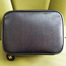 CHANEL Beautiful vanity case with caviar skin Women #QY4Y2Z