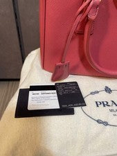 PRADA Pink Handbag, Saffiano Leather #QY42TU