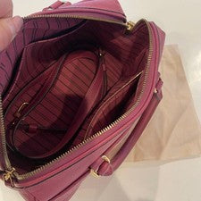 LOUIS VUITTON Empreinte Leather Handbag Pink withDust Bag Roppongi Store #QYH5BV