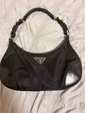PRADA Black Nylon Handbag Classic #QY6G5O