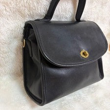 COACH Classic USA Regina Bag 9977 Black #QYKL5T