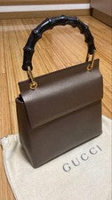 GUCCI Brown Leather Handbag #QYC043