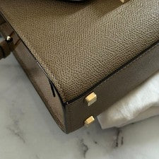 Valextra Iside Micro Oyster Grey #QYBKUU