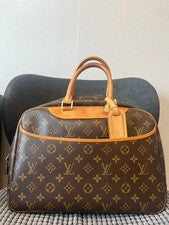 LOUIS VUITTON Monogram Deauville Handbag #QY13BT