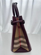 Burberry Mahogany Red 2-way Bag #QY8D8J