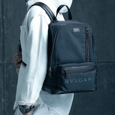 BVLGARI x Fragment Hiroshi Fujiwara Backpack Black Nylon #QY98BI
