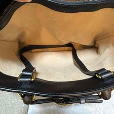 GUCCI Diana Medium Black Leather Handbag #QYBTM2