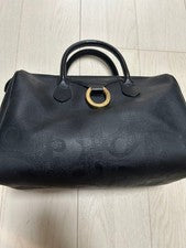 Dior Classic Midi Iam Travel Boston Bag, Black, Maxi Trotta Pattern #QYFPG0