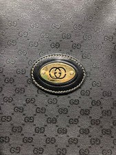 GUCCI Classic Logo Hardware Leather Handbag Women Japanese #PG6W13