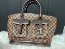 LOUIS VUITTON Damier canvas handbag, brown/orange #QY8UPK