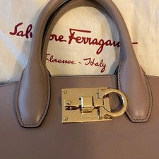 FERRAGAMO Studio Gray Pouch #QYIA68